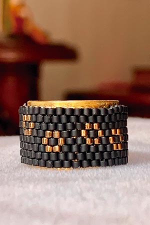 Anillos delicas de Miyuki, Artesanías de alta calidad, artesanos, Anillos personalizados