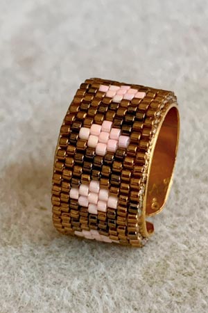 Anillos delicas de Miyuki, Artesanías de alta calidad, artesanos, Anillos personalizados